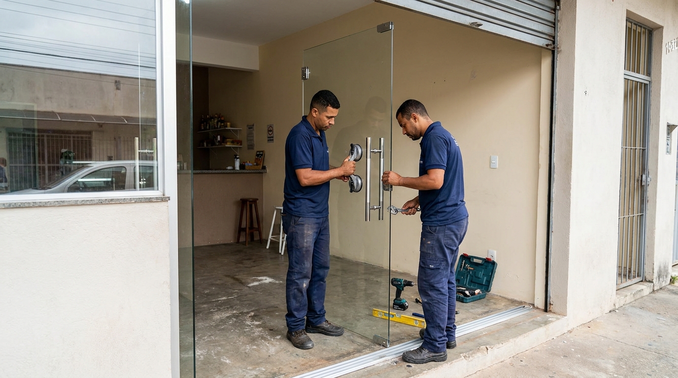 Portas em Vidro em Agulha, Belém‑PA