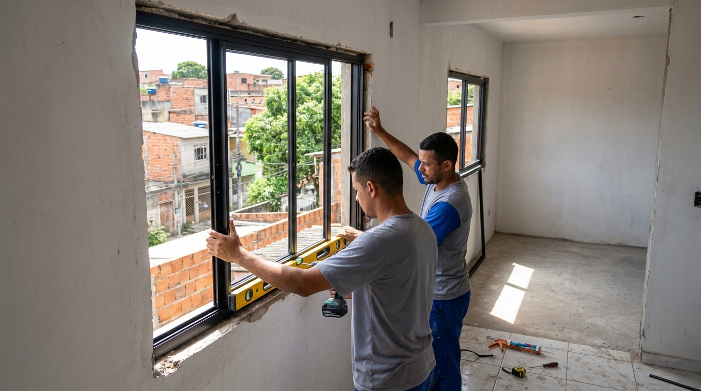 Produção de Portas e Janelas no Benguí, Belém‑PA