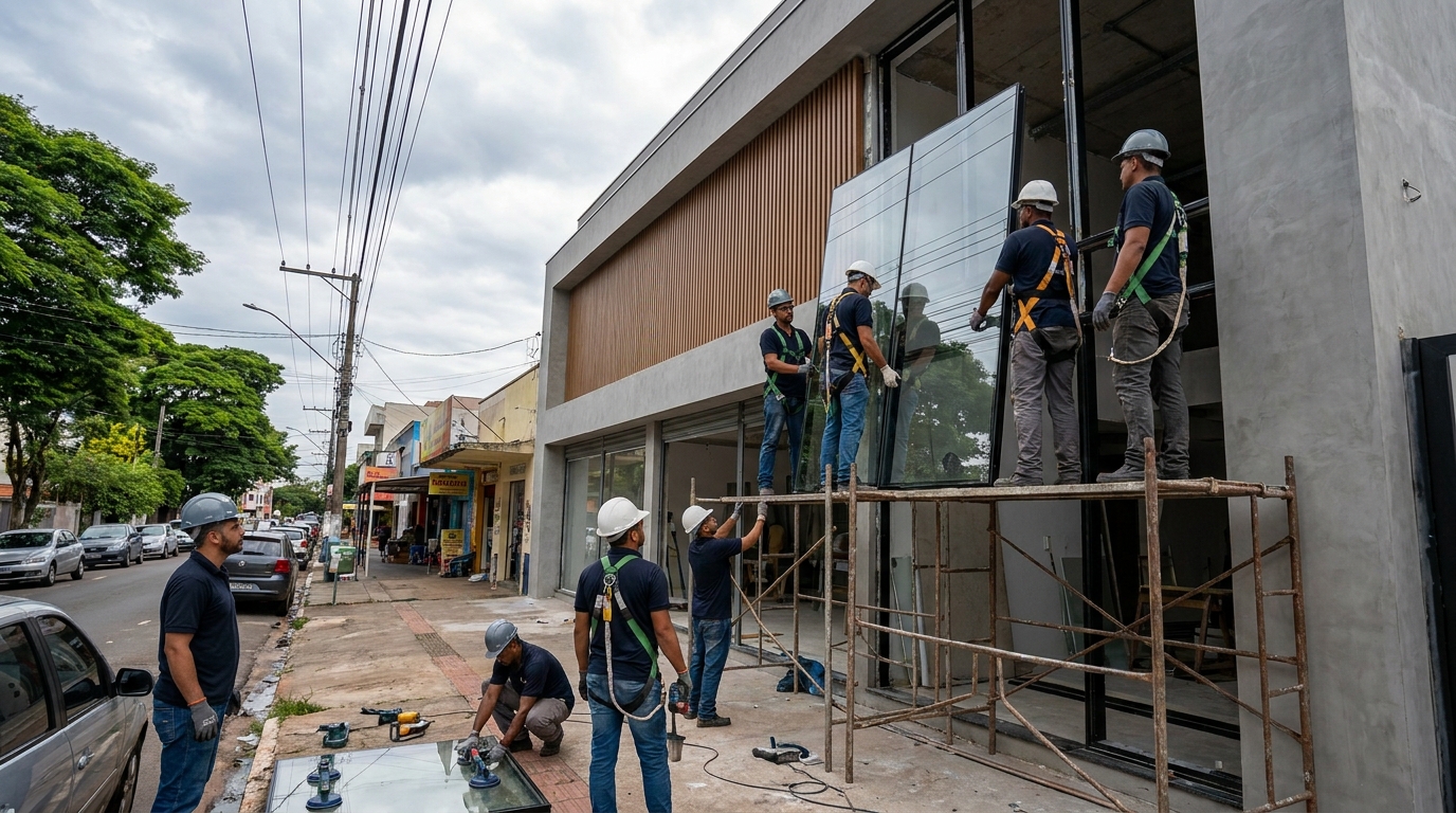 Fachada de Vidro em Agulha, Belém‑PA